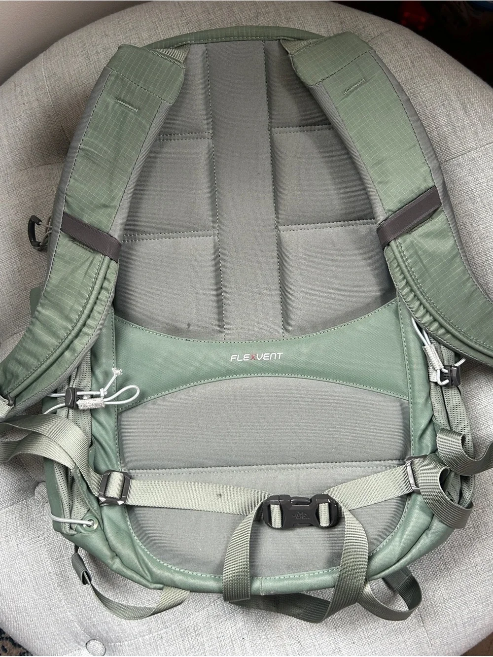 The North Face Borealis FlexVent Backpack Sage Green Hiking Laptop Bag
